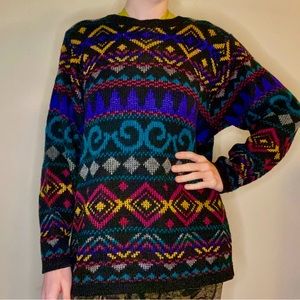 Alfred Dunner Small Acrylic Sweater